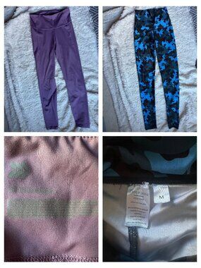 2 designer leggings Emily Hsu and All in motion Small